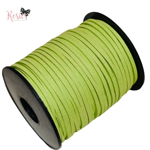 3mm Lime Green Suede Cord