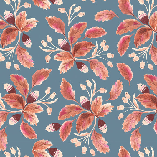 Acorns and Leaves - Maple Woods - Dashwood Studio Cotton Fabric ✂️ £9 pm *SALE*