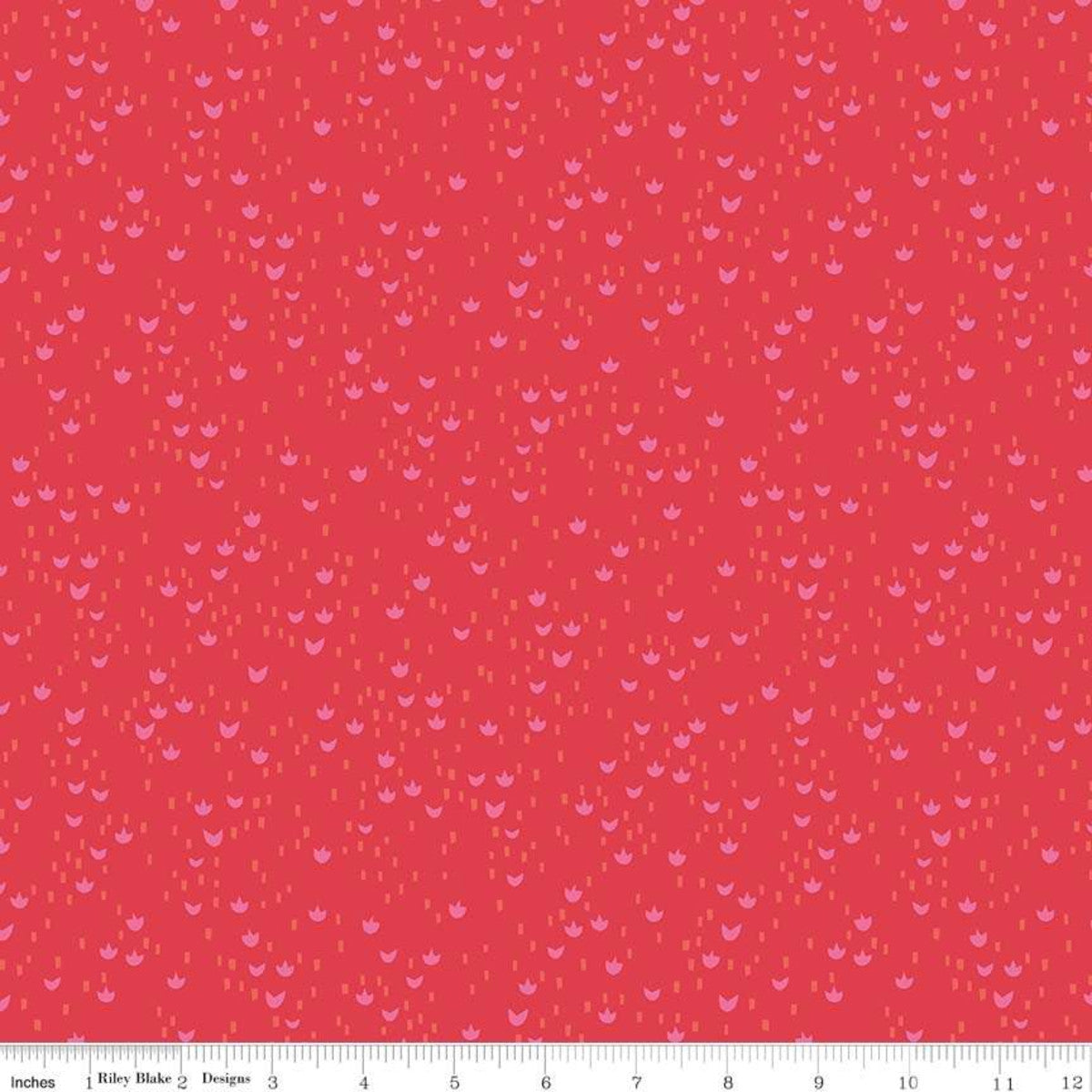 Red Riding Hood Meadows Red - Little Red In The Woods - Riley Blake Cotton Fabric ✂️ £7 pm *SALE*