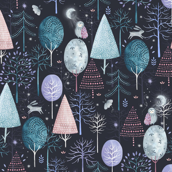 Nightfall Trees - Nightfall - Dashwood Studios Cotton Fabric ✂️