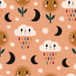 Rainclouds & Moons - No Rain, No Flowers - Dashwood Studio Cotton Fabric ✂️ £9 pm *SALE*