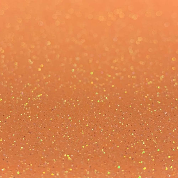 Neon Orange Glitter Iron On Vinyl HTV ✂️