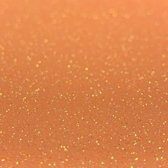 Neon Orange Glitter Iron On Vinyl HTV ✂️