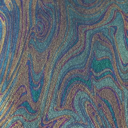Oil Slick Metallic Stretch Heat Transfer Vinyl | HTV | Iron On Vinyl