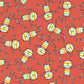 Orange Rainbow Cats - Rainbow Kids by Michael Miller 100% Cotton Fabric - Rosie's Craft Shop Ltd