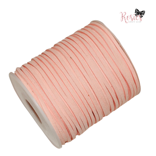 3mm Peachy Pink Suede Style Cord ✂️ *SALE*