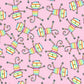 Pink Rainbow Cats - Rainbow Kids by Michael Miller 100% Cotton Fabric - Rosie's Craft Shop Ltd