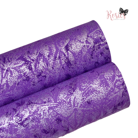 Purple Metallic Fairy Frost Designer Fabric Felt