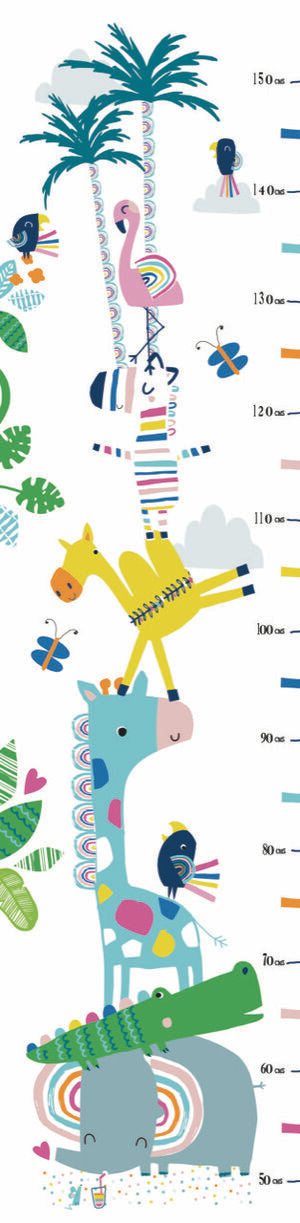 Animal Growth Panel - Rainbow Friends - Dashwood Studios Cotton Fabric ✂️