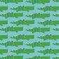 Alligator Green - Rainbow Friends - Dashwood Studios Cotton Fabric ✂️ £13 pm