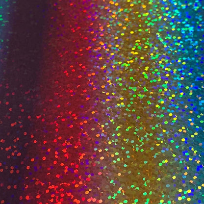 Rainbow Holographic Sparkle Iron On Vinyl HTV