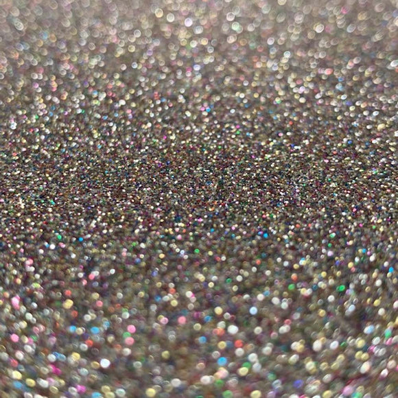 Rainbow Silver Glitter Iron On Vinyl HTV ✂️
