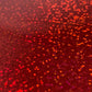 Red Holographic Sparkle Iron On Vinyl HTV