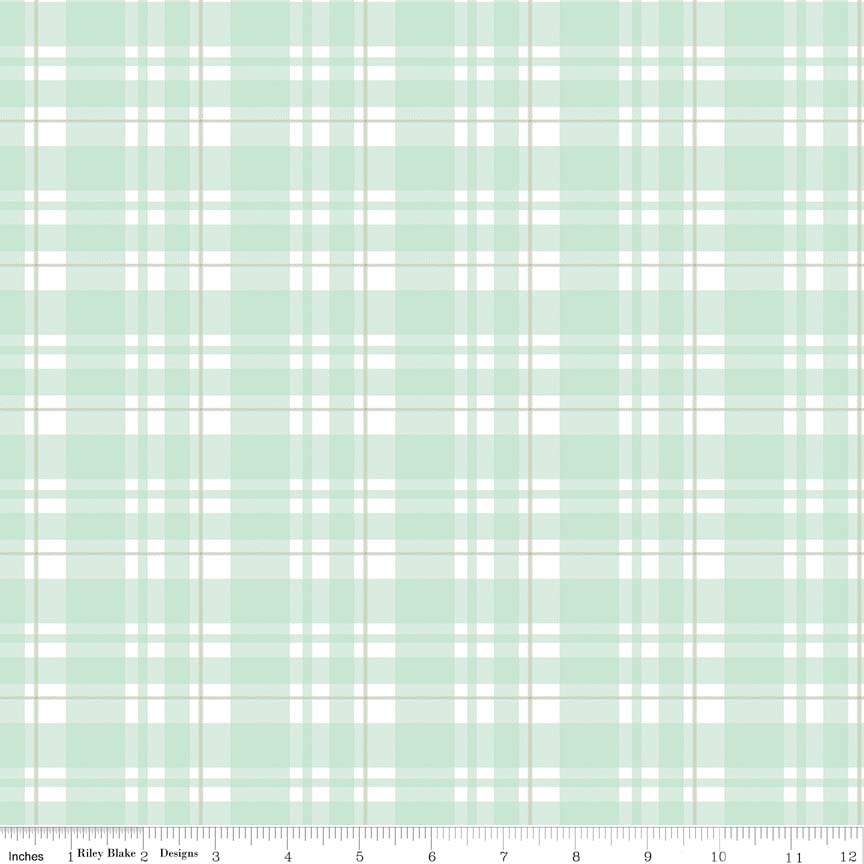 Mint Sparkle Metallic Tartan Designer Fabric Felt ✂️ *SALE*