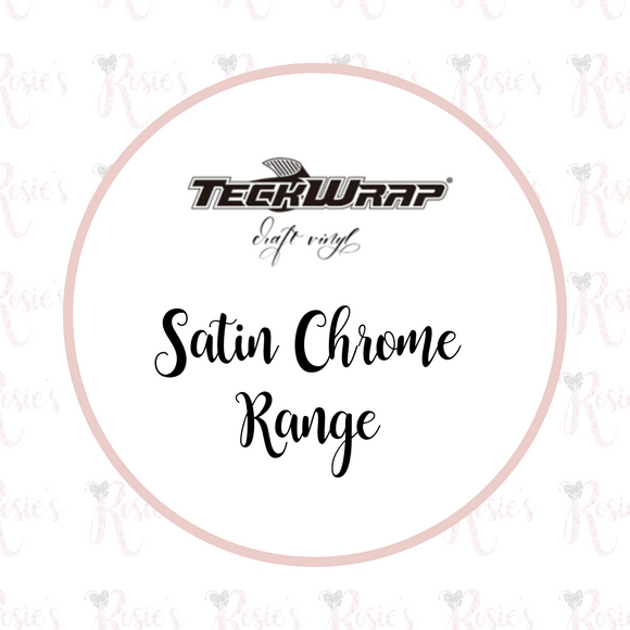 Teckwrap Satin Chrome Adhesive Vinyl