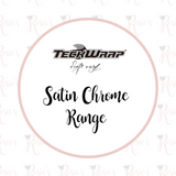 Teckwrap Satin Chrome Adhesive Vinyl