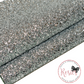 Silver Chunky Glitter Fabric - Luxury Core Collection