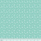 Snowflake Blizzard on Aqua Blue Fabric Felt - Rosie's Craft Shop Ltd