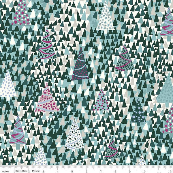 Sparkling Forest Green - Liberty Season's Greetings Collection