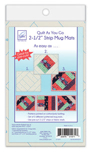 Strip Mug Mats by June Tailor Quilt As You Go