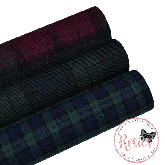 Tartan Fabric Felt