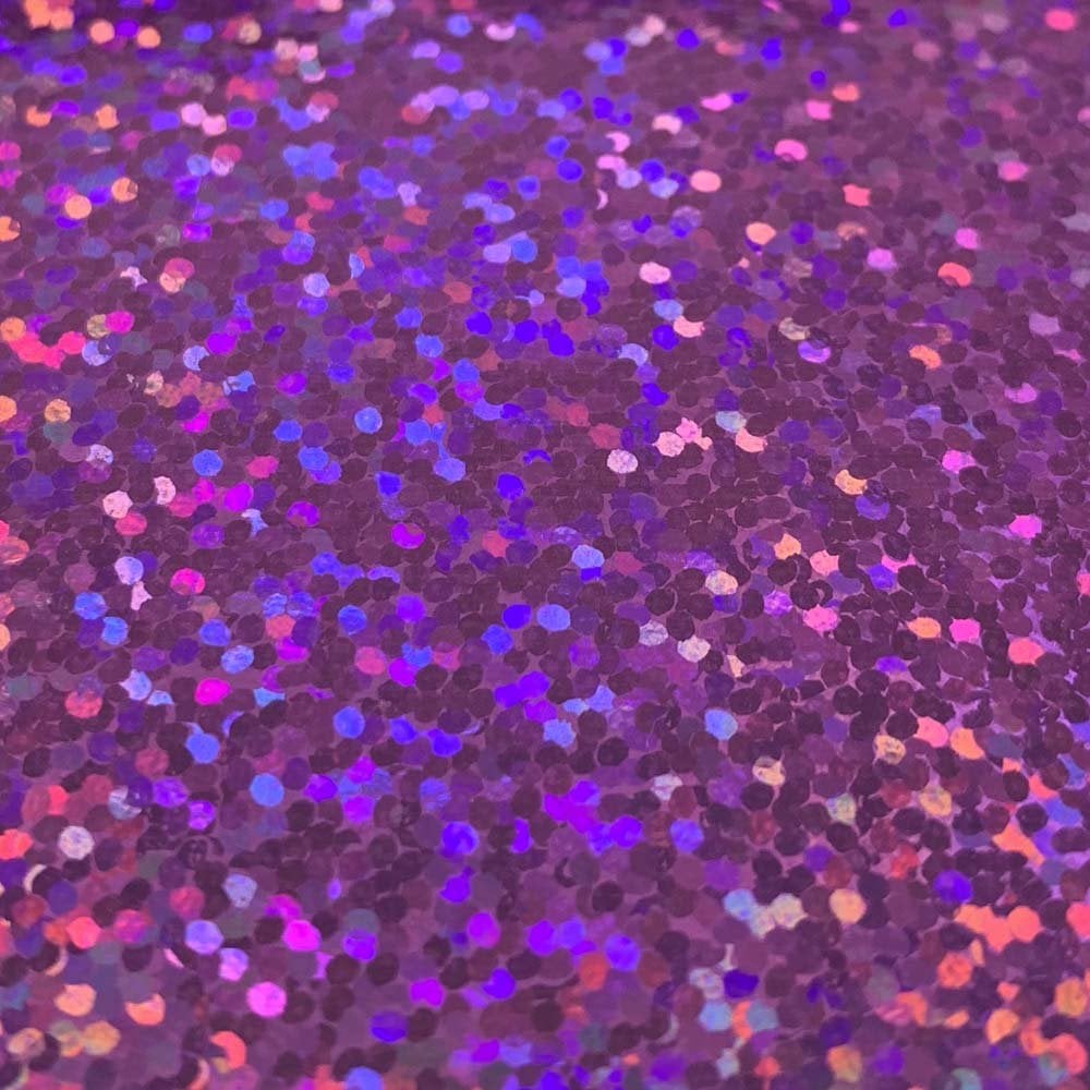 Violet Holographic Sparkle Iron On Vinyl HTV