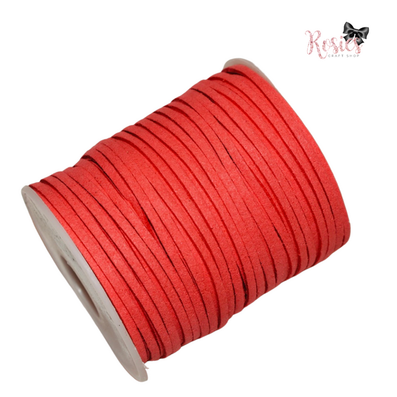 3mm Watermelon Suede Cord