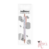 White Glitter Teckwrap Weeding Pin Pen ✂️