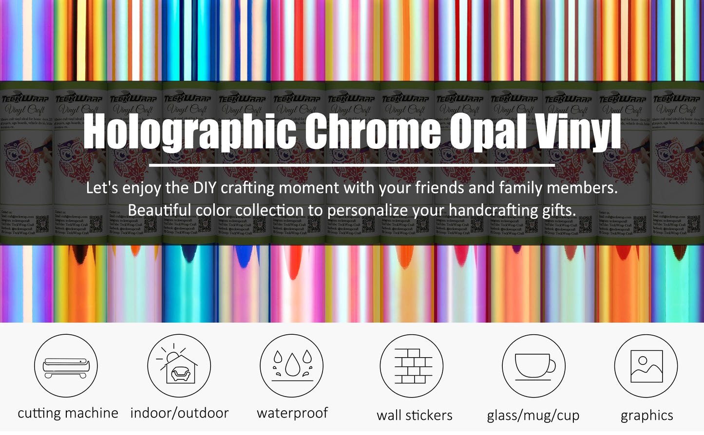 Opal White Teckwrap Opal Adhesive Vinyl ✂️ *SALE*