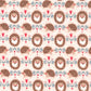 Hedgehogs and Hearts on Pink - Hedge A Little Closer - Michael Miller Cotton Fabric ✂️ £12 pm