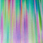 Pastel Rainbow Stripes Shimmer Metallic Iron On Vinyl HTV ✂️