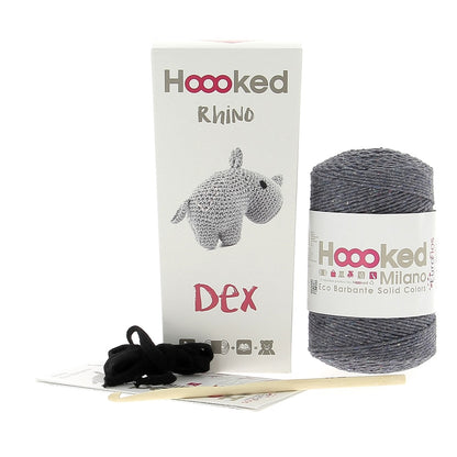 Dex the Rhino DIY Crochet Kit - Rosie's Craft Shop Ltd