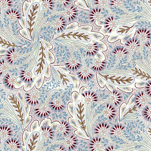 Feather Dance Purple - Liberty Summer House Collection Cotton Fabric
