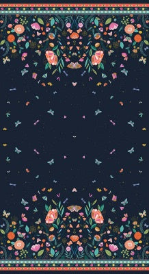 Butterfly Double Border - Flutter By - Dashwood Studio Cotton Fabric ✂️ £13 pm