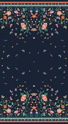 Butterfly Double Border - Flutter By - Dashwood Studio Cotton Fabric ✂️ £13 pm