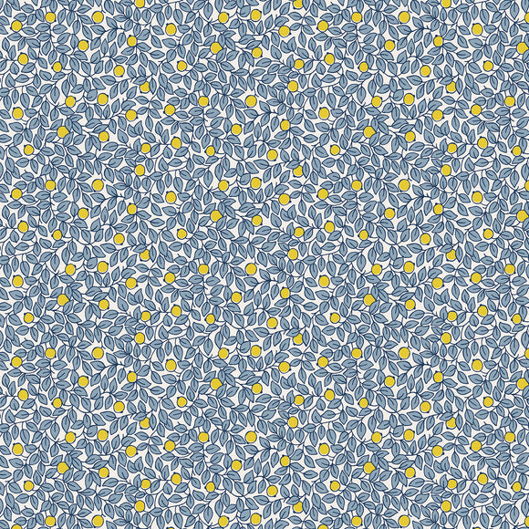Hidcote Berry Blue - Liberty Summer House Collection Cotton Fabric