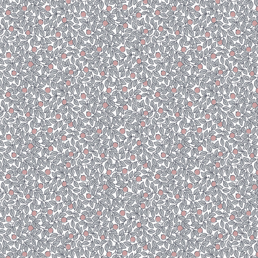 Hidcote Berry Grey - The Summer House Collection - Liberty Cotton Fabric ✂️ £10 pm *SALE*