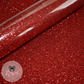 Red Glitter Iron On Vinyl HTV - Rosie's Craft Shop Ltd