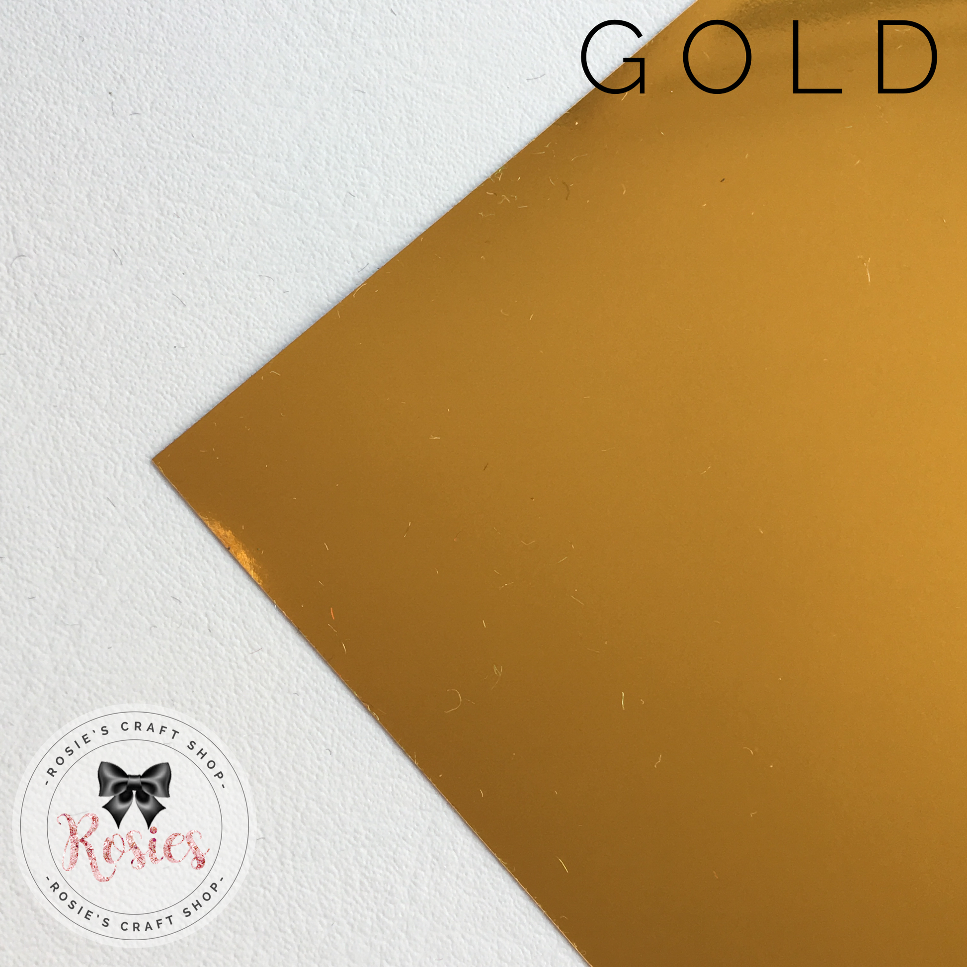 Gold Metallic Iron On Vinyl HTV - Rosie's Craft Shop Ltd