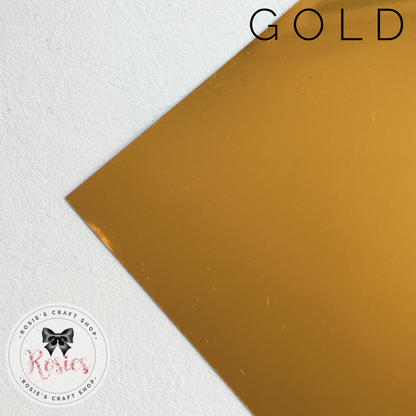 Gold Metallic Iron On Vinyl HTV - Rosie's Craft Shop Ltd
