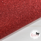 Red Premium Fine Glitter Topped Wool Felt - Rosie's Craft Shop Ltd
