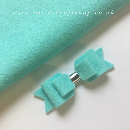 Alluring Aqua Wool Blend Felt - Rosie's Craft Shop Ltd