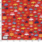 Toot Toot Cars Designer Fabric Felt