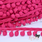20mm Cerise Pink Pom Pom Trim ✂️