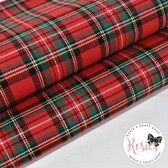 Royal Stewart Tartan Fabric Felt - Rosie's Craft Shop Ltd