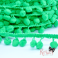 20mm Emerald Green Pink Pom Pom Trim ✂️