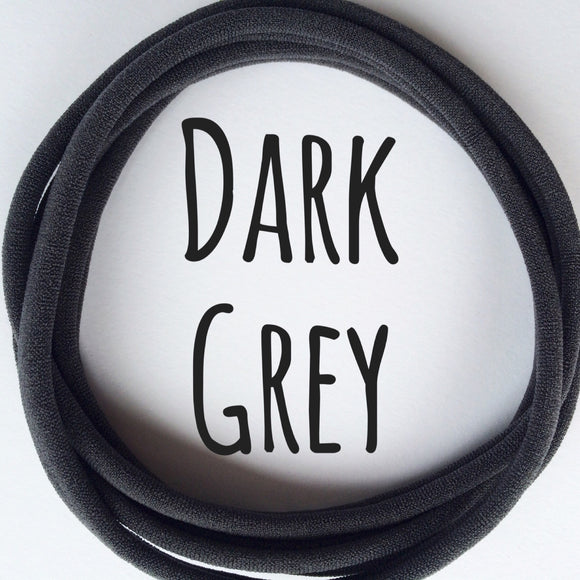 Dark Grey - Dainties by Nylon Headbands - Rosie's Craft Shop Ltd
