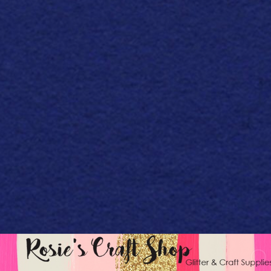 Royal Blue Wool Blend Felt - Rosie's Craft Shop Ltd