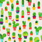 Cactus on White - Chilli Smiles - Robert Kaufman Cotton Fabric ✂️ £13 pm