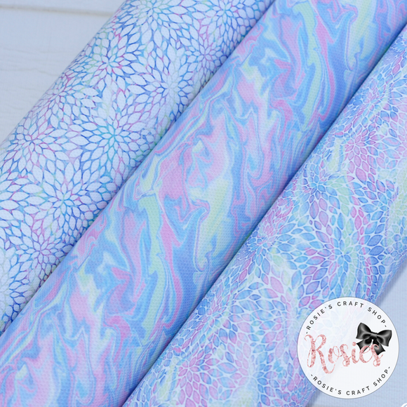 Iridescent Pattern Bundle Printed Bow Canvas Fabric - Rosie's Craft Shop Ltd